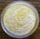 1 oz .999 silver Vikings Valhalla Odin Mythical Cities series in capsule!