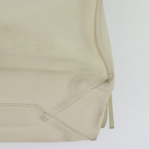 Auténtico bolso de mano Balenciaga Paper de cuero blanco - Imagen 7 de 23