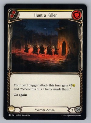 HUNT A KILLER (YELLOW) HNT132 C FLESH AND BLOOD NM REZA AFSHAR+