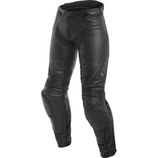 DAINESE ASSEN LADIES LEATHER SPORTS MOTORCYCLE MOTORBIKE PANTS BLACK