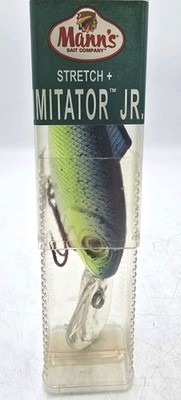 Manns Stretch+ Imitator Jr Bait Lure Diving Saltwater Fishing 1 Pc Green Dolphin