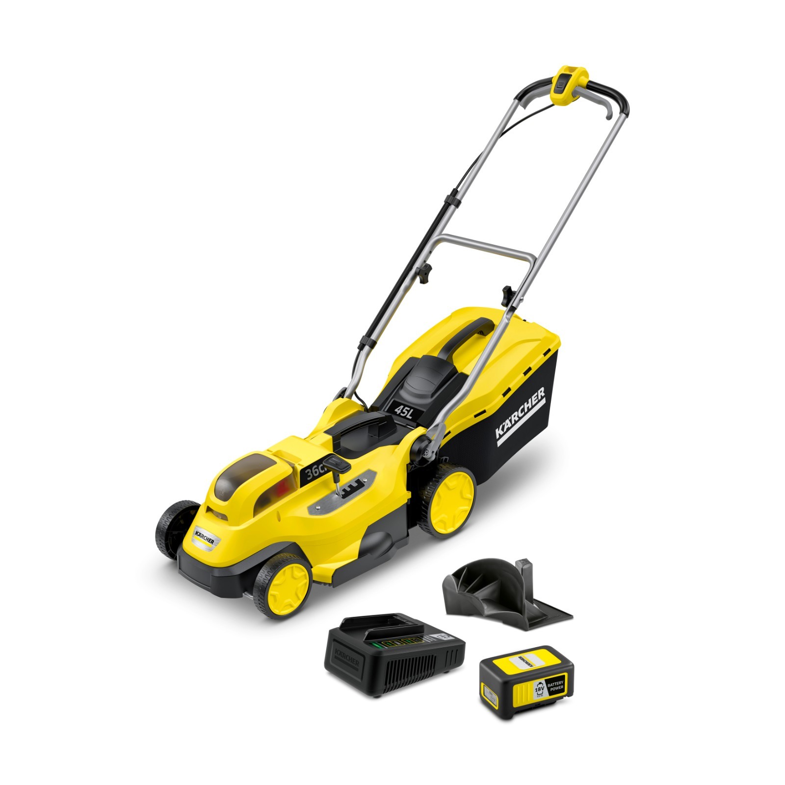 Kärcher LMO 18-36 Cordless Lawn Mower 18V Battery Set Lightweight 36cm