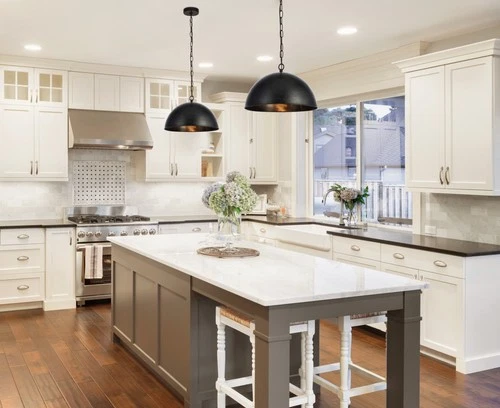 Elegant Lighting LD6013D15 Black Merce 15" Pendant With Metal Shade - Picture 5 of 11