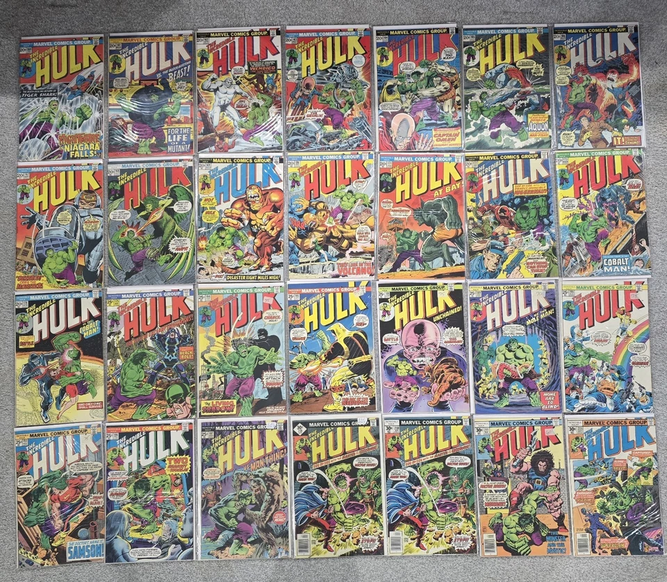 LOTE de 184 Incredible Hulk Bronce Cobre y Edad Moderna Fantastic Four Thing Marvel Foto 3 de 4