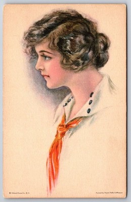 Pearle Fidler LeMunyan~American Girl #54~Glamour Pretty Lady~E Gross~c1910