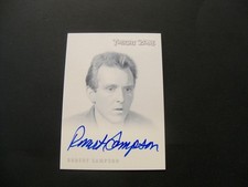 2009 RITTENHOUSE TWILIGHT ZONE ROBERT SAMPSON  AUTO CARD # A-132