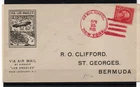 US 1925 L.A. Airship Airmail Cover to Bermuda WS46493