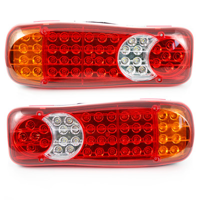 Paar 2x 12V LED Rückleuchten LKW Fahrgestell Caravan Camper Boot Van
