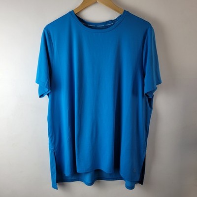 Good Move M&S Damen-T-Shirt Größe 18 blau Mesh kastig Sport Freizeit Fitnessstudio Fitness