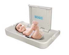 Fold Down Baby Changing Station Wall Mount Horizontal Baby Change Table