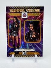 2025 Donruss WNBA #12 Rickea Jackson Tunnel Vision Orange Fireworks #/75
