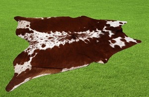 100% New Cowhide Rugs Area Cow Skin Leather (57" x 59") Cow hide SA-3499