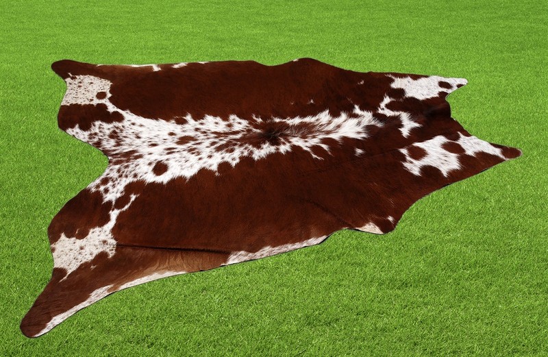 100% New Cowhide Rugs Area Cow Skin Leather (57" x 59") Cow hide SA-3499