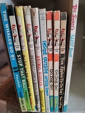 Vtg Lot of 10 Dr Seuss 1959-68 1st Beginner Books B9,10,13,15,34 Some Covers DJ+