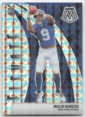 Malik Nabers 2024 Panini Mosaic Elevate Mosaic New York Giants