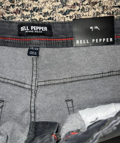 Bell Pepper Gray Jeans 38 / 32 New with Tags See Desc. Excellent Condition! - Picture 7 of 17