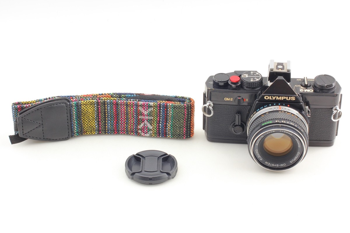 美品】OLYMPUS OM-1 レンズ2本 木製グリップ付 フイルムカメラ