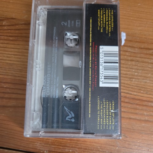 Billy Idol Charmed Life 1990 Album Cassette Tape ZCHR1735 - Picture 2 of 2