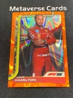 2025 Topps Chrome F1 Lewis Hamilton Orange Raywave 8/25 #4