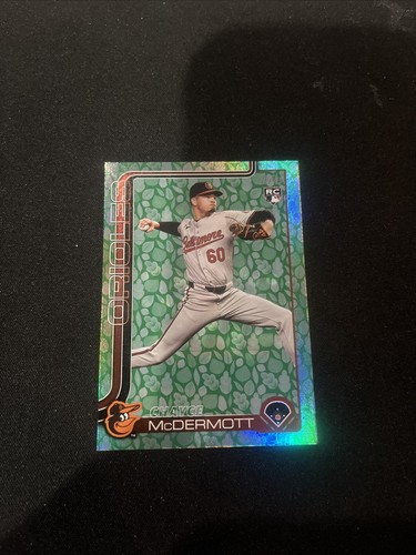 2025 Topps Series 1 Easter Tin Green Foil Chayce McDermott RC SP #32 - Picture 1 of 1