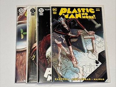 Plastic Man No More 12 3 4 NM Complete Lot Set Black Label DC Gemini