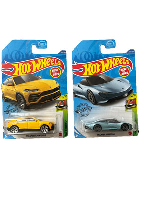 2017 Hot Wheels HW Exotics Lamborghini Urus 1/10 McLaren Speed tail 2/10