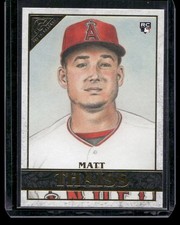 2020 Topps Gallery #29 Matt Thaiss rookie card Angels. rookie card picture