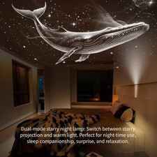 2-in-1 USB For Galaxy Night Light Projector with 10 to 20 Sq M Projection Area