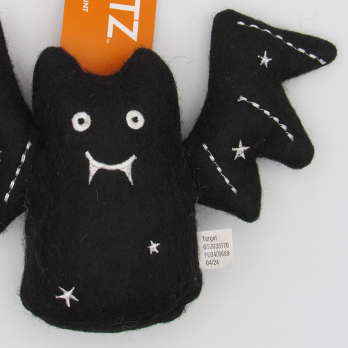Target Spritz Bat Plush, 5" Black w/ Stars, Three (3), Halloween Decoration - Picture 3 of 12