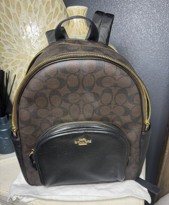 COACH ロゴプリント ブラウンバックパック s-l400.jpg
