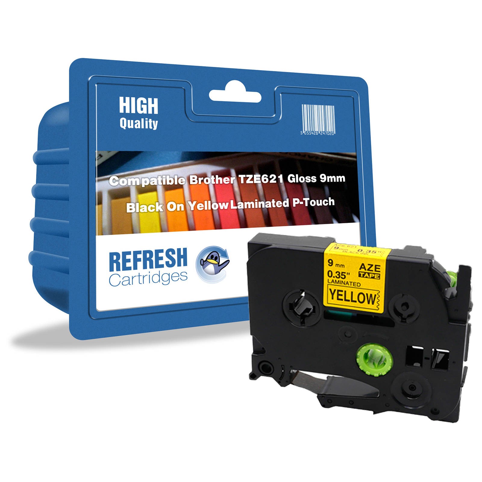 Refresh Cartridges  TZE-621 Compatible With Brother LABEL Printers