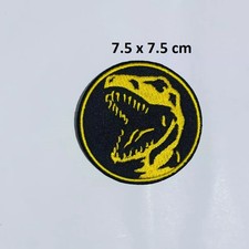 Tyrannosaurus Power Ranger Dino bestickt Bügelbild Aufnäher Patch Abzeichen Jeans 687