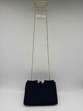 Pre-Owned Judith Leiber Navy Rhinestone Bow Crossbody