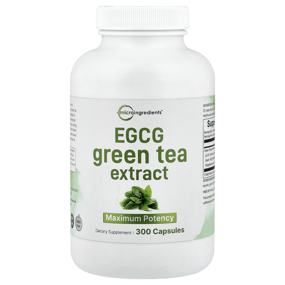 EGCG Green Tea Extract, 300 Capsules (225 mg per Capsule)
