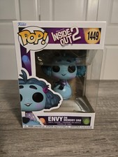 Funko Pop Disney Pixar Inside Out 2 Envy on Memory Orb 1449 Figura Nueva