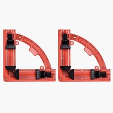 2Pcs 7.01" Corner Clamp 90 Degree Right Angle Clamp Tool for Woodworking, Red