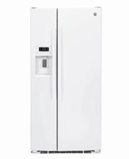 GE 33" Freestanding 23.2 Cu. Ft. Side by Side Refrigerator - GSS23GGKWW