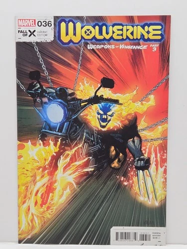 Wolverine #36 (2023) Yu Variant 1st Appearance Hellvorine VF/NM 1st Print