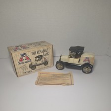 1918 Big A Auto Parts Runabout Bank   Ertl Die-Cast   Limited Edition 1990   Box