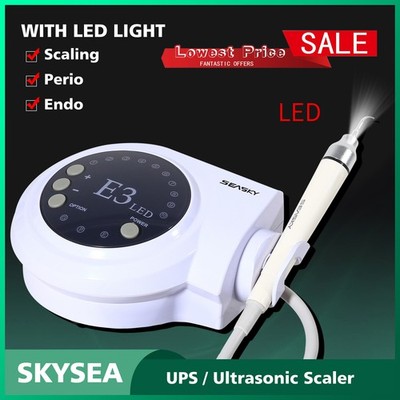 Ultrasonic Piezo Scaler LED Handpiece Fit EMS Cavitron Woodpecker Dental 5*Tips