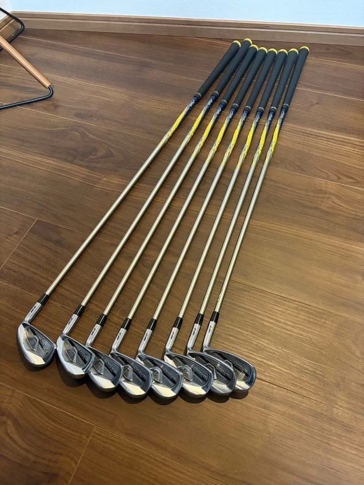 Juego de plancha Bridgestone TOUR B JGR HF2 8 piezas 5-Pw-Aw-Sw Flex R regular TG1-IR RH Foto 4 de 4