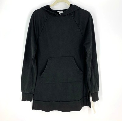 Colsie Hooded Sweatshirt XS Black Kangaroo Pocket NWT