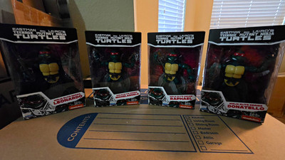 Nickelodeon Ninja Elite TMNT 4-Figure Set Leo Mikey Raph Don - Boxed