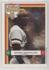 1991 Kellogg's Leyendas Hispanas del Beisbol Food Issue Manny Sanguillen 0q3