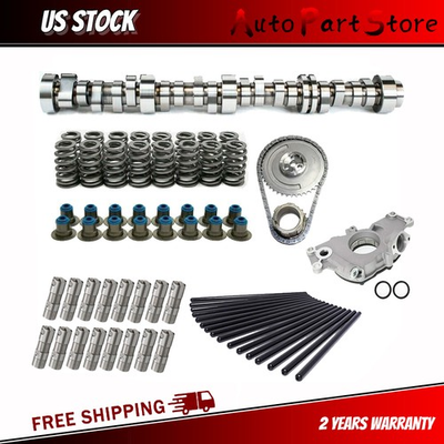 #ad Cam Kit Stage 2 Cam Oil Pump Pushrods LiftersFor Chevy LS Truck 4.8 5.3 6.0 6.2 $314.95