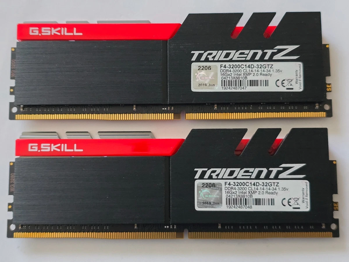 G. SKILL PC4-25600 (DDR4-3200) Bus Speed DDR4 SDRAM Memory (RAM
