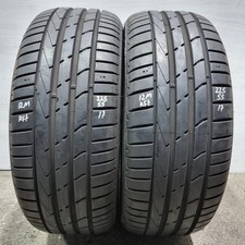 225 55 R 17 x2 Hankook 97W RUNFLAT 7-7.6 mm Part Worn Used Tyres 22555R17x2