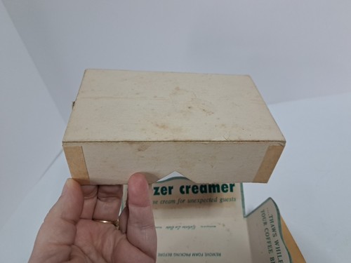 Set 6 barattoli e vassoio freezer creamer scatola originale vintage arredamento casale - Foto 13 di 13