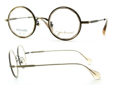 John Lennon Round Eyeglass Frame JL-P309 col.3 ATGold/Gold 45  23-142 w/Case