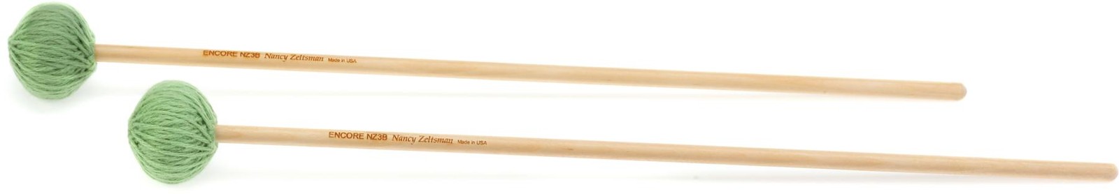 Молотки для игры на бис NZ3B, Фирменные молотки для маримбы Нэнси Зельцман, средней твердости,